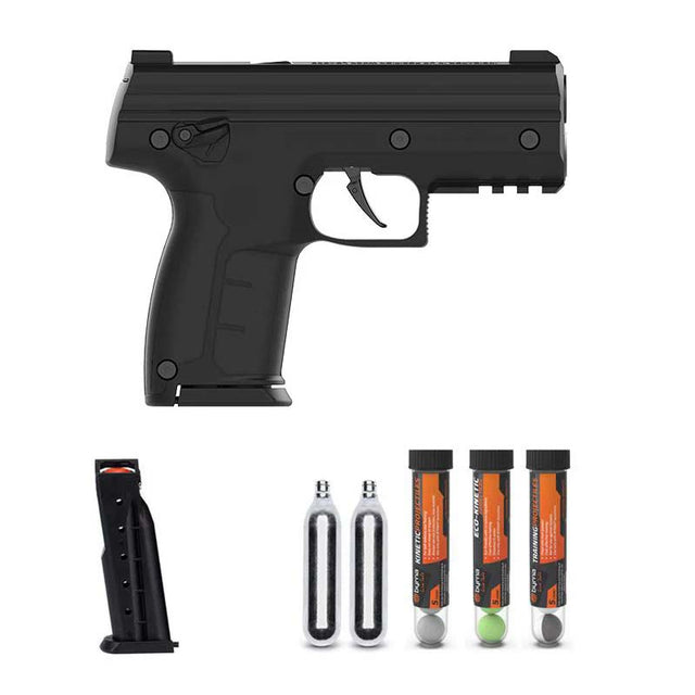 Byrna SD in black universal kit with 2 magazines, 2 co2cartridges and 3 tubes of projectiles