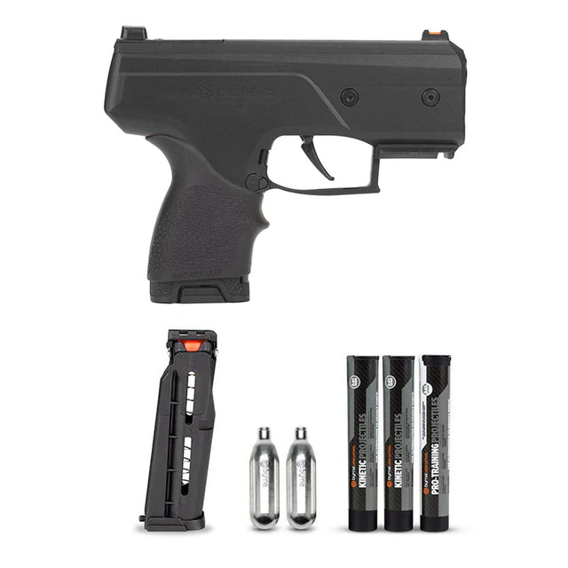 Byrna CL Launcher Universal Kit Black w Hogue Grip Sleeve Black