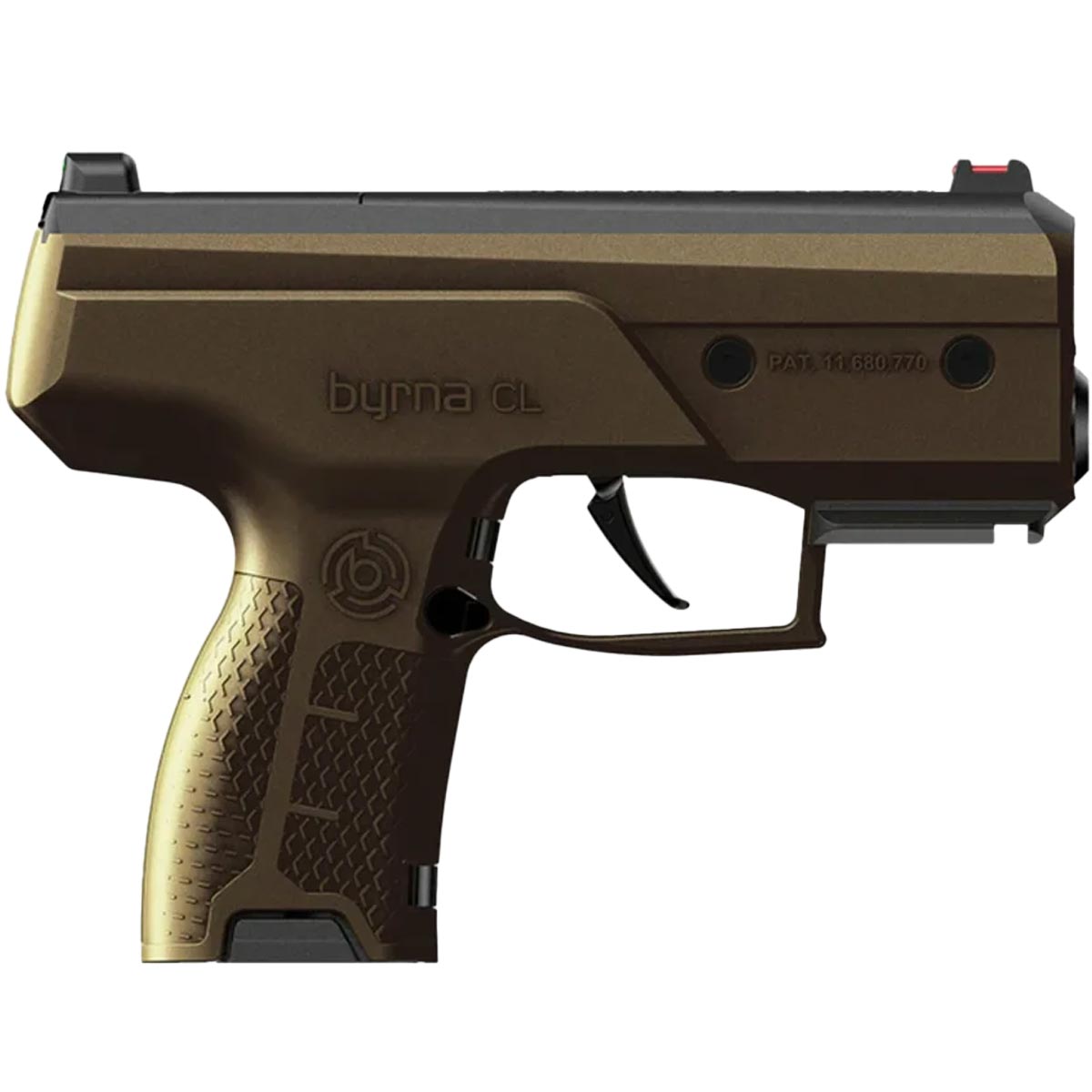 Byrna CL Compact Launcher Universal Kit Bronze side view