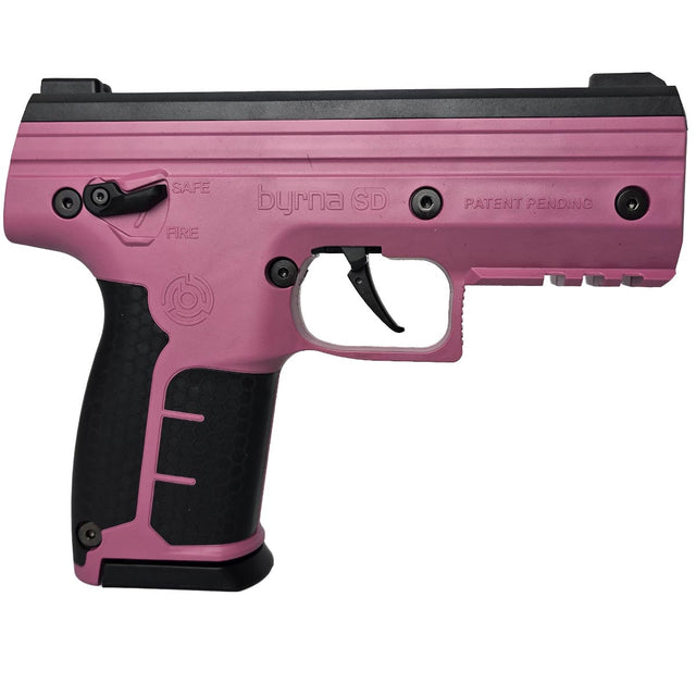 Pink Byrna SD Launcher Universal Kit Pink on a white backgound