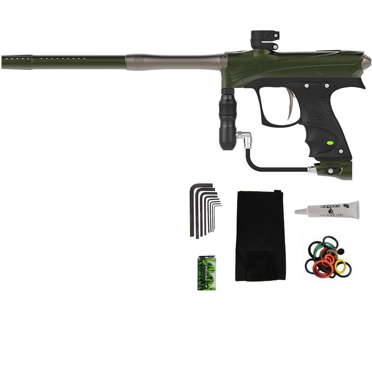 Dye Rize CZR Paintball Marker Olive Tan