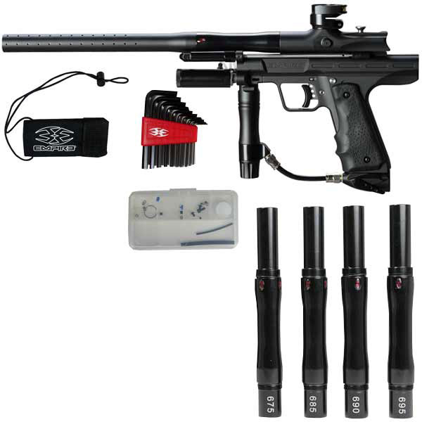 Empire Resurrection Autococker Paintball Gun Black Dust *Demo*