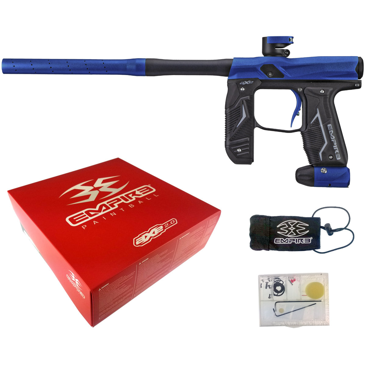 Empire Axe 2.0 Paintball Marker Dust Blue/Dust Black