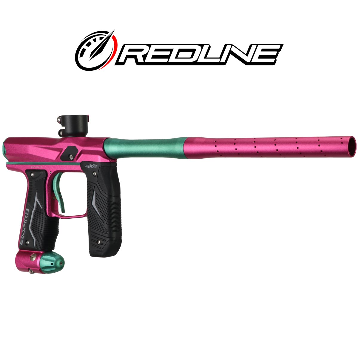 Empire Axe 2.0 with Redline OLED Board Dust Hot Pink Dust Teal right side view