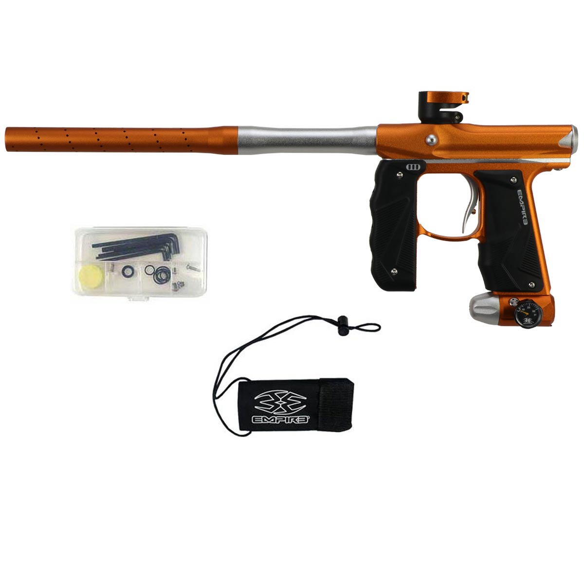Empire Mini GS Paintball Marker Tangerine White Dust