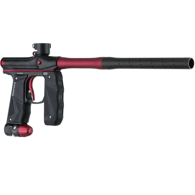 Empire Mini GS Paintball Marker Black Red Dust w 2 PC Barrel