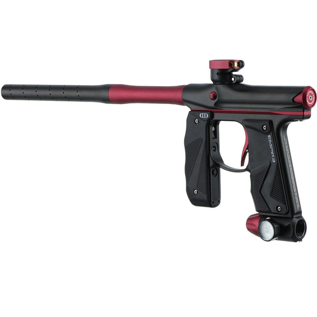 Empire Mini GS Paintball Marker Black Red Dust w 2 PC Barrel
