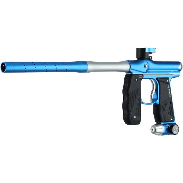 Empire Mini GS Paintball Marker Blue Silver Dust w 2 PC Barrel
