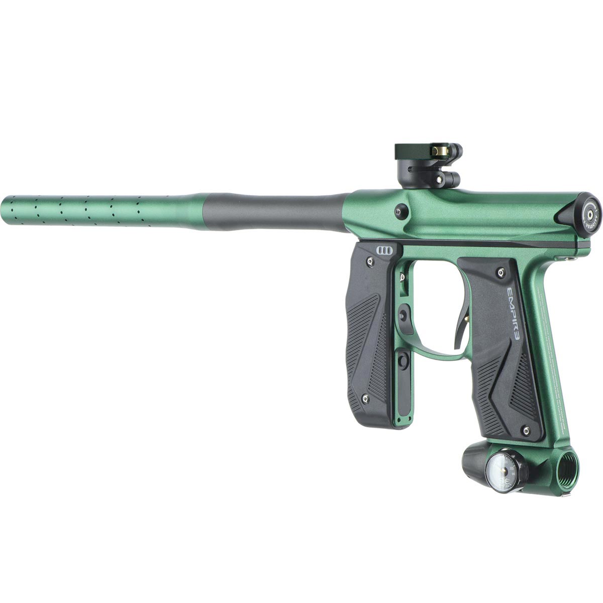 Empire Mini GS Green Black left side back angled view