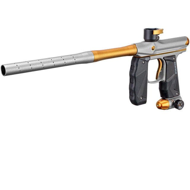 Empire Mini GS Paintball Marker Silver Gold Dust w 2 PC Barrel