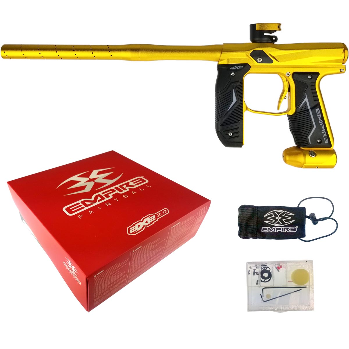 Empire Axe 2.0 Paintball Marker Dust Gold