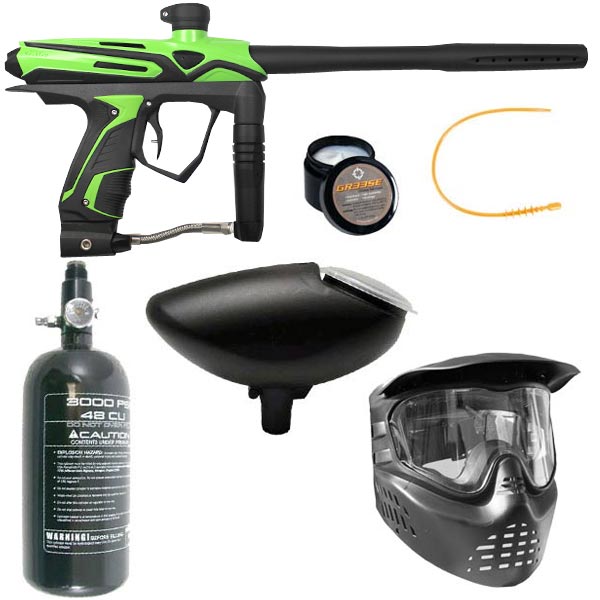 GOG eXTCy Paintball Gun With Blackheart Board Freak Green Package A