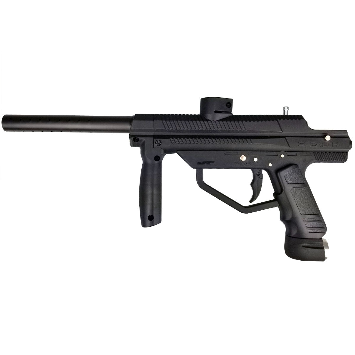 JT Stealth Paintball Marker Black side view