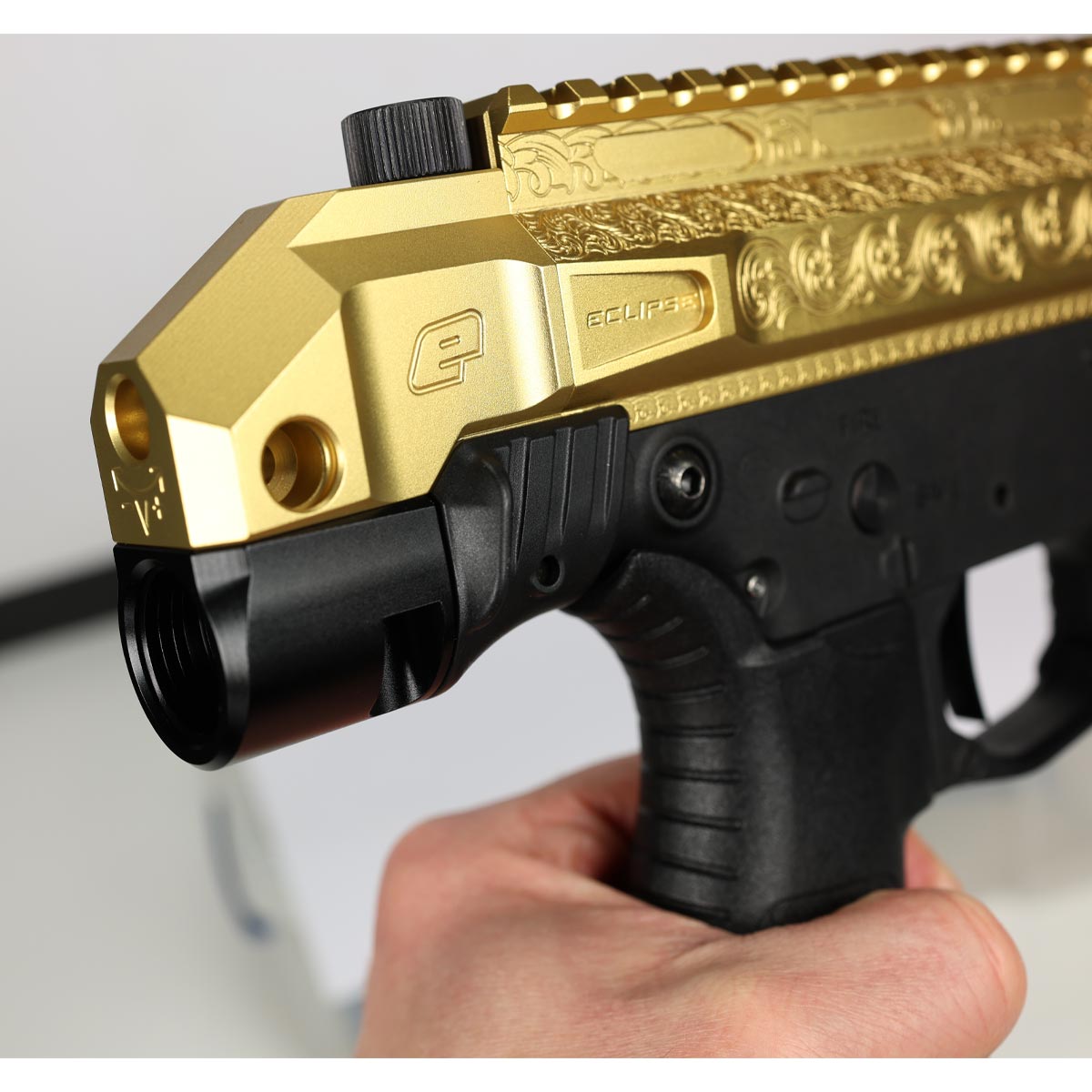 Rear of the Gold scroll EMF200