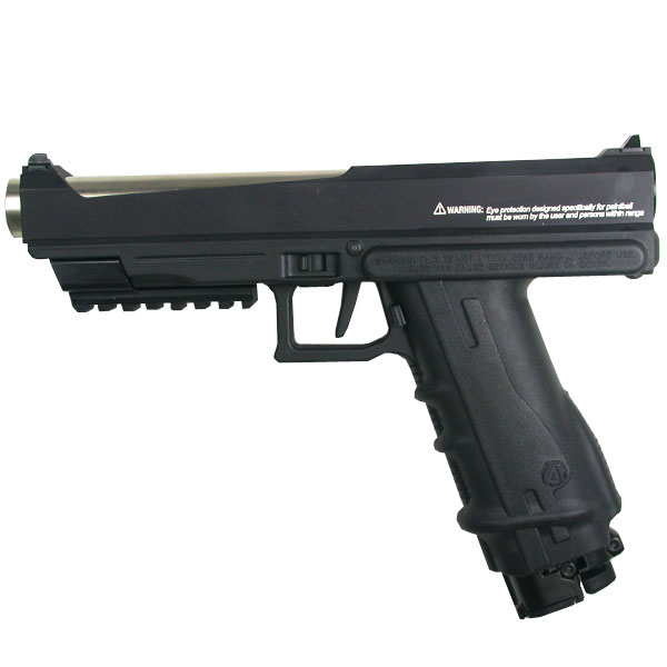 First Strike T 8.1 Paintball Pistol - Black With Silver Barrel