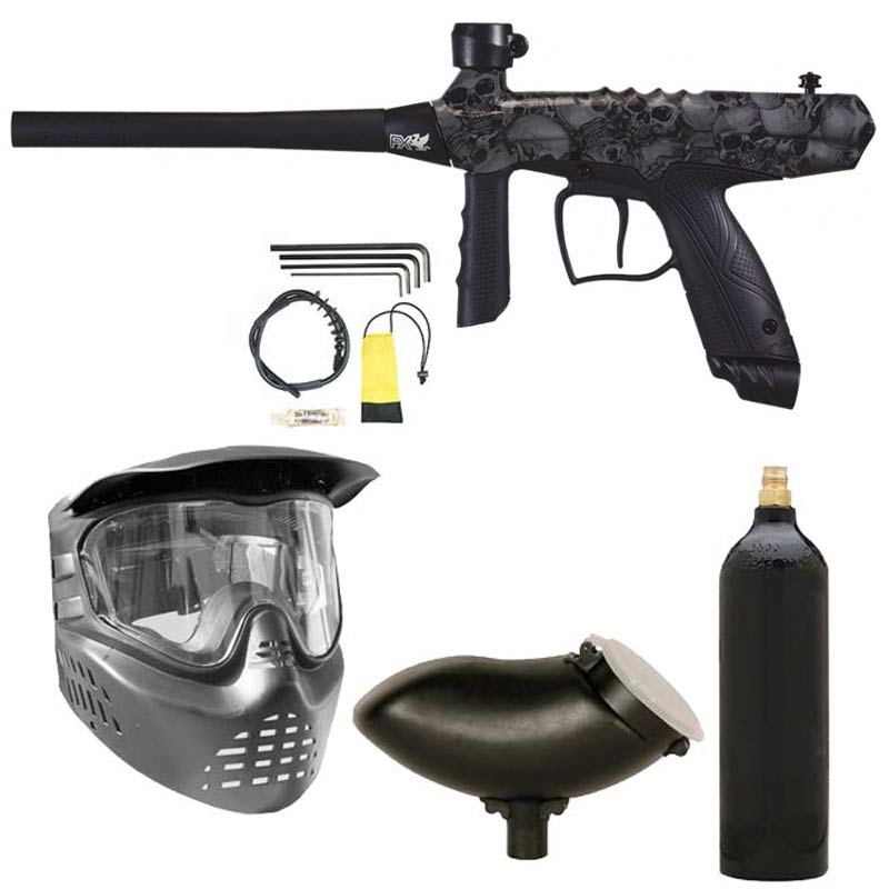 Tippmann Gryphon FX Paintball Marker Package - Skull