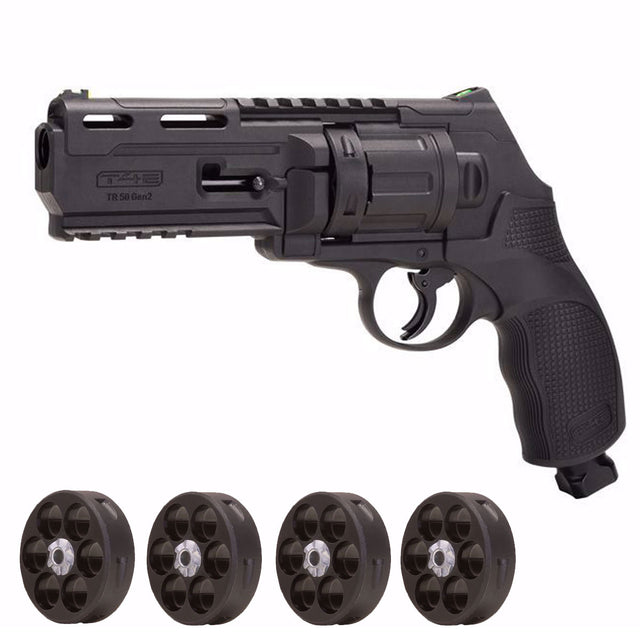Umarex T4E TR50 Gen 2 Revolver Pistol .50 Caliber Pepper Package