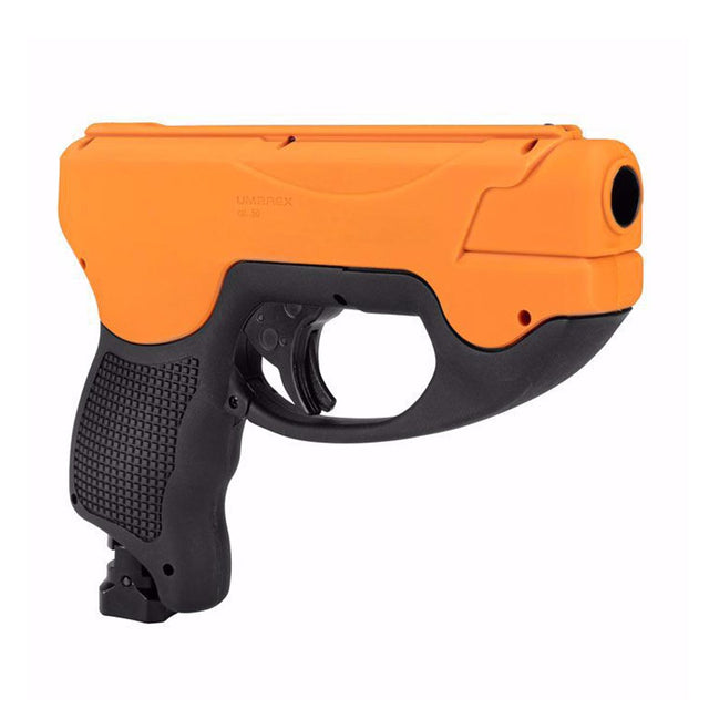 Umarex P2P HDP 50 Gen 2 Compact Pistol .50 Caliber Orange on an angle