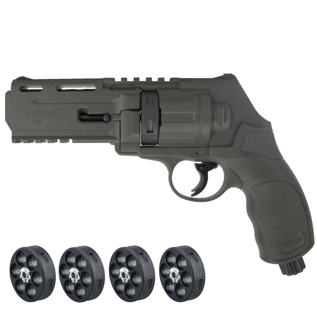 Umarex T4E TR50 Paintball Revolver Pistol .50 Caliber Grey