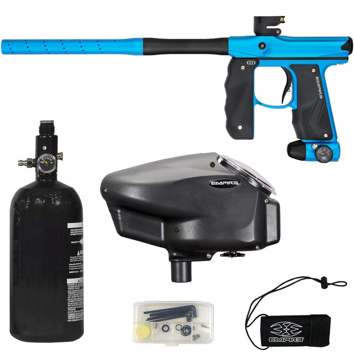 Empire Mini GS Blue Black Dust w 2 PC Barrel Rookie Package