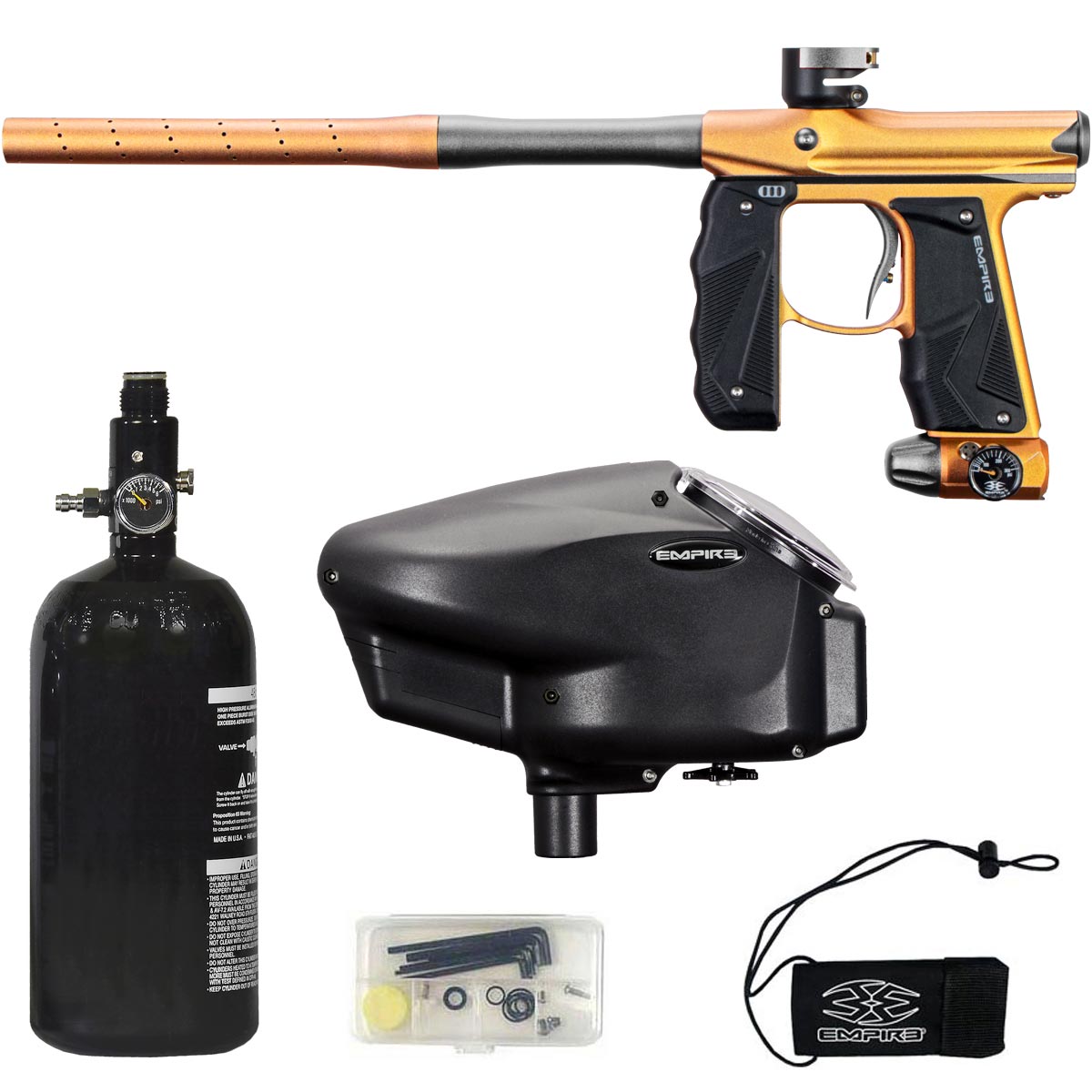 Empire Mini GS Gold Silver Dust w 2 PC Barrel Rookie Package