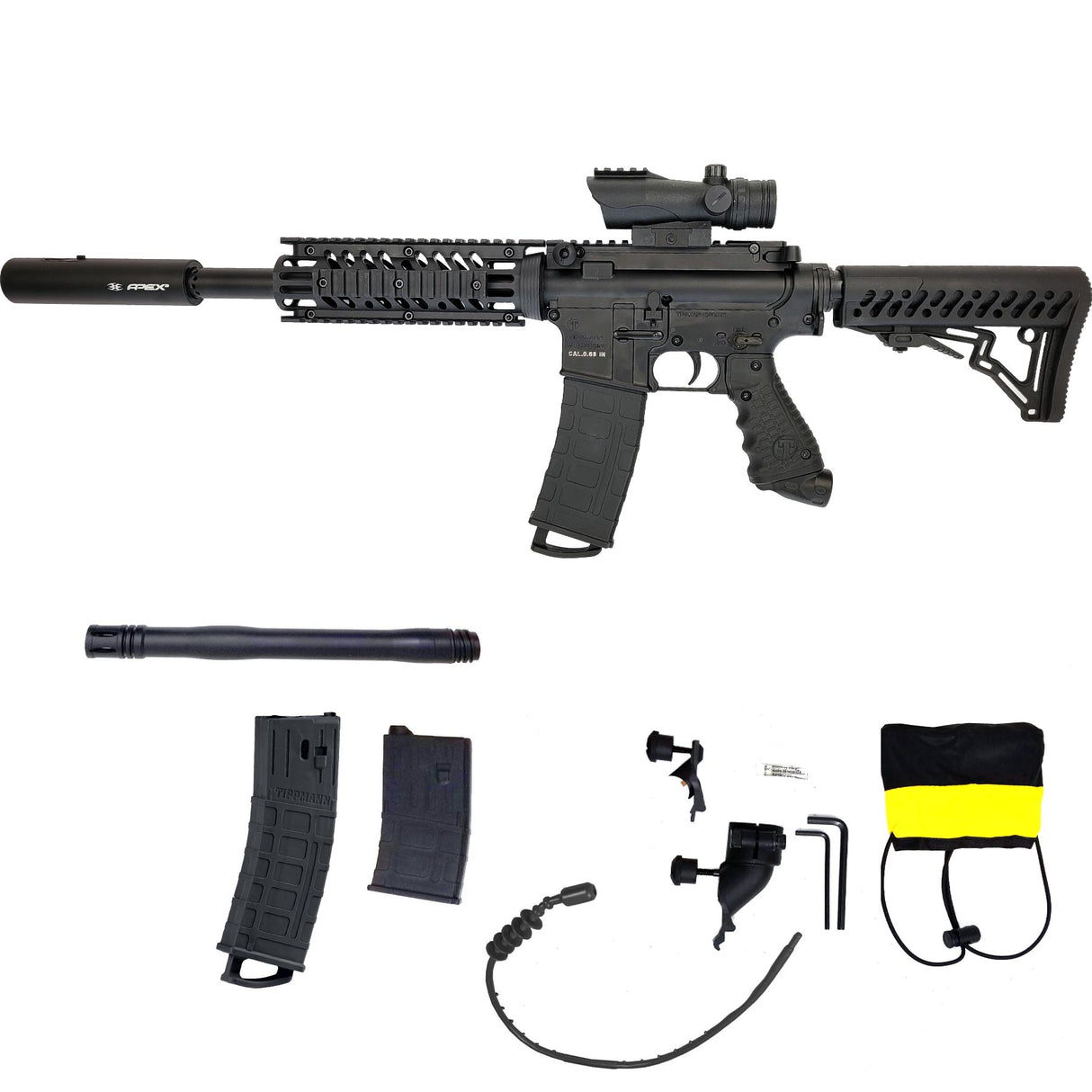Tippmann TMC Mag Fed Sniper Paintball Marker Black