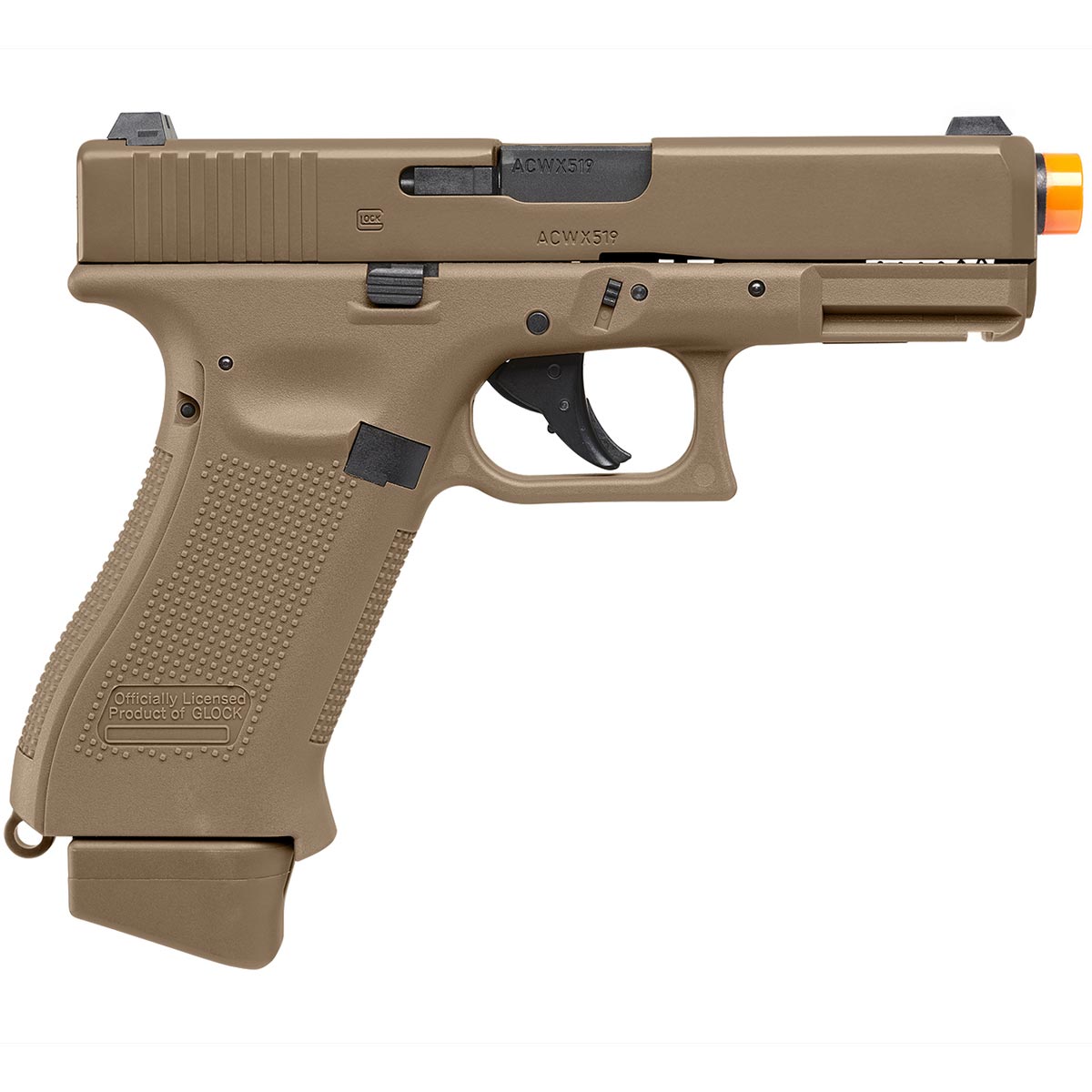 GLOCK G19X Gen5 Co2 Airsoft Pistol Coyote