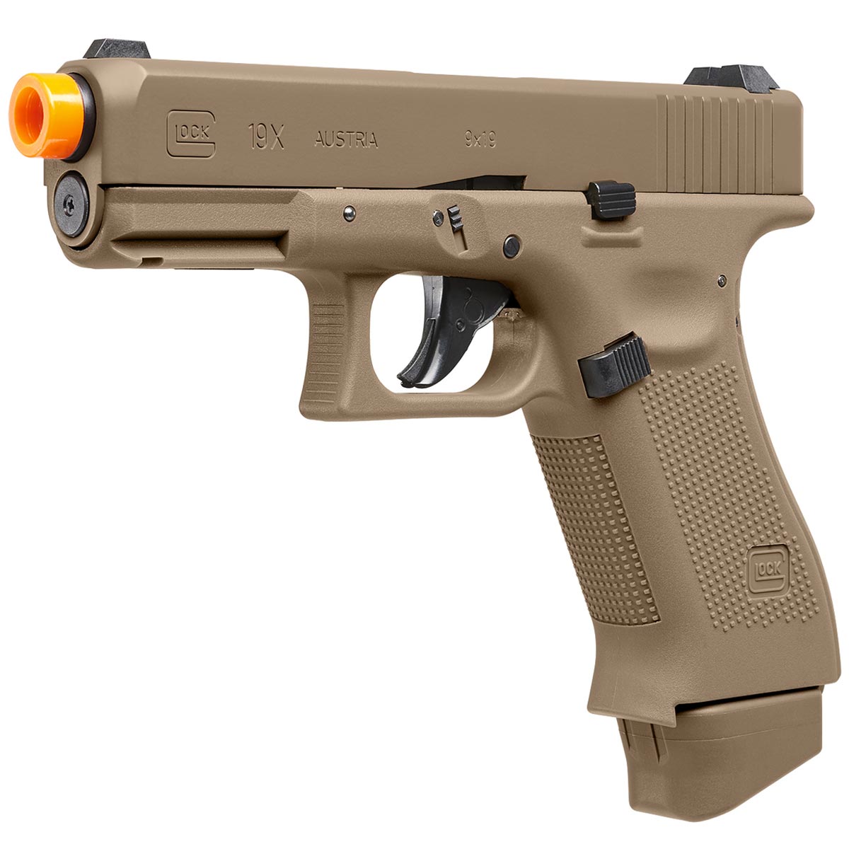 GLOCK G19X Gen5 Co2 Airsoft Pistol Coyote
