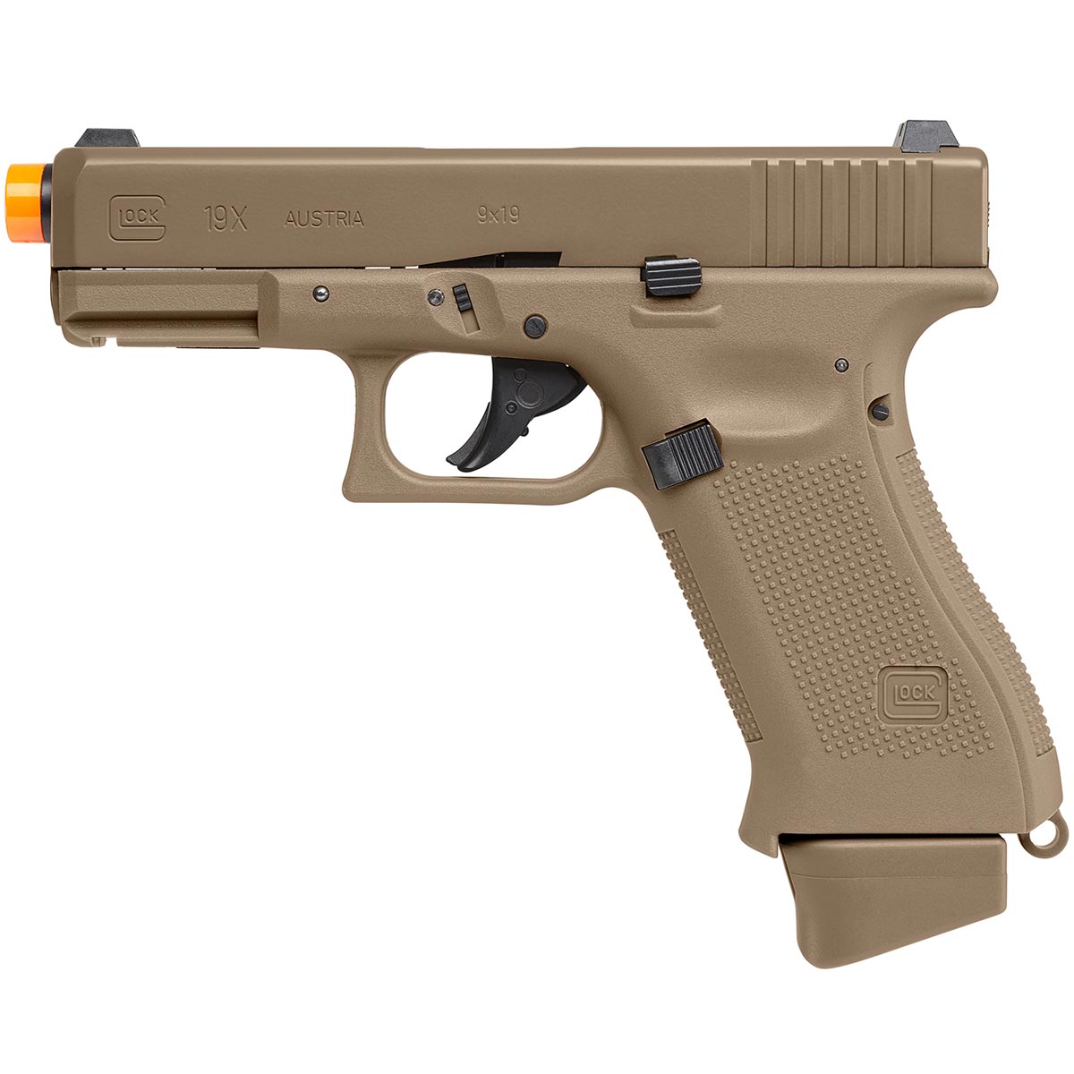 GLOCK G19X Gen5 Co2 Airsoft Pistol Coyote
