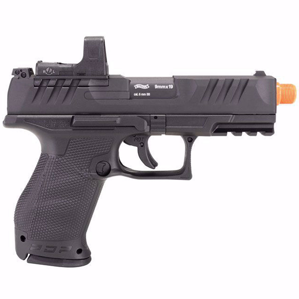 Walther PDP Compact FS Airsoft Pistol Black w Optic