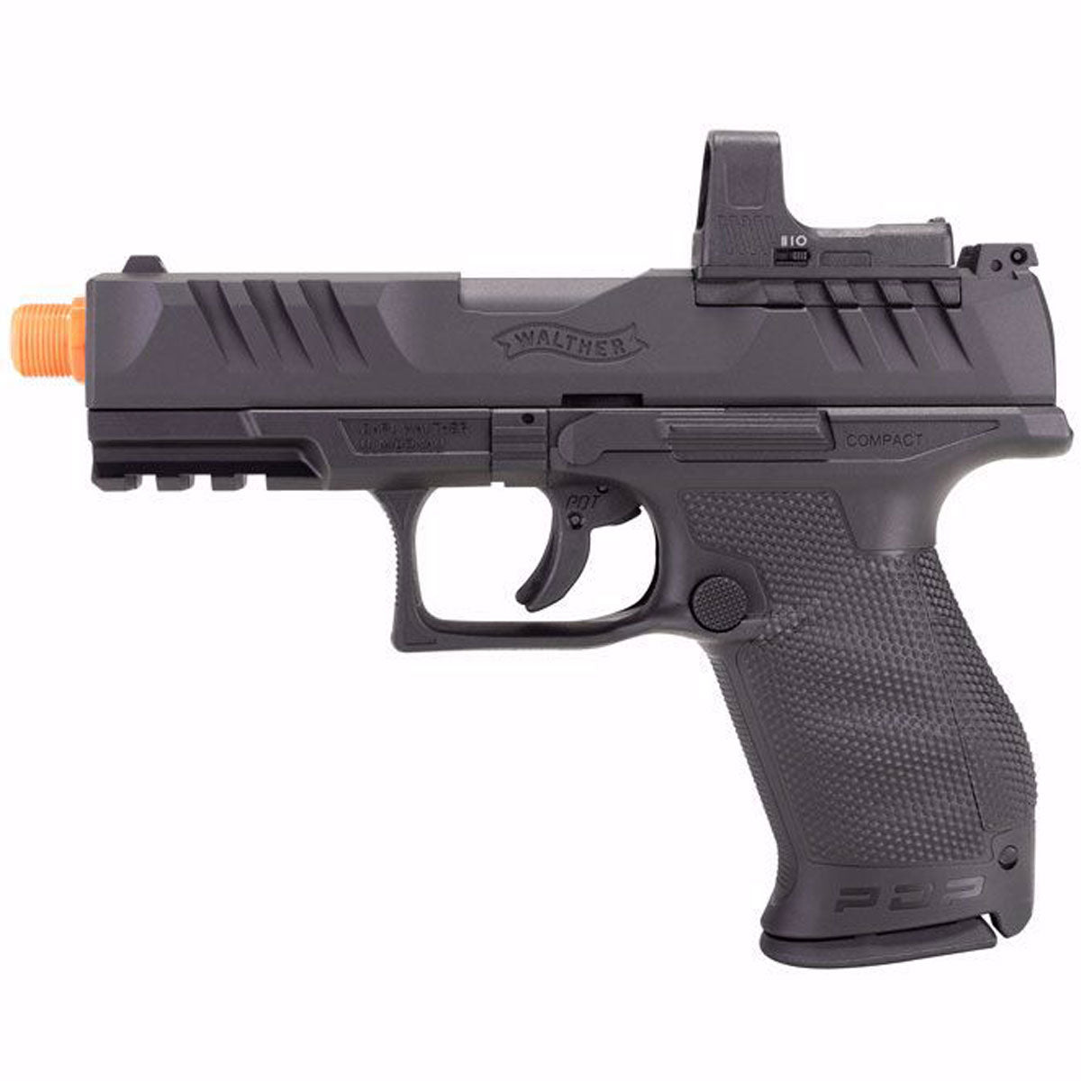 Walther PDP Compact FS Airsoft Pistol Black w Optic