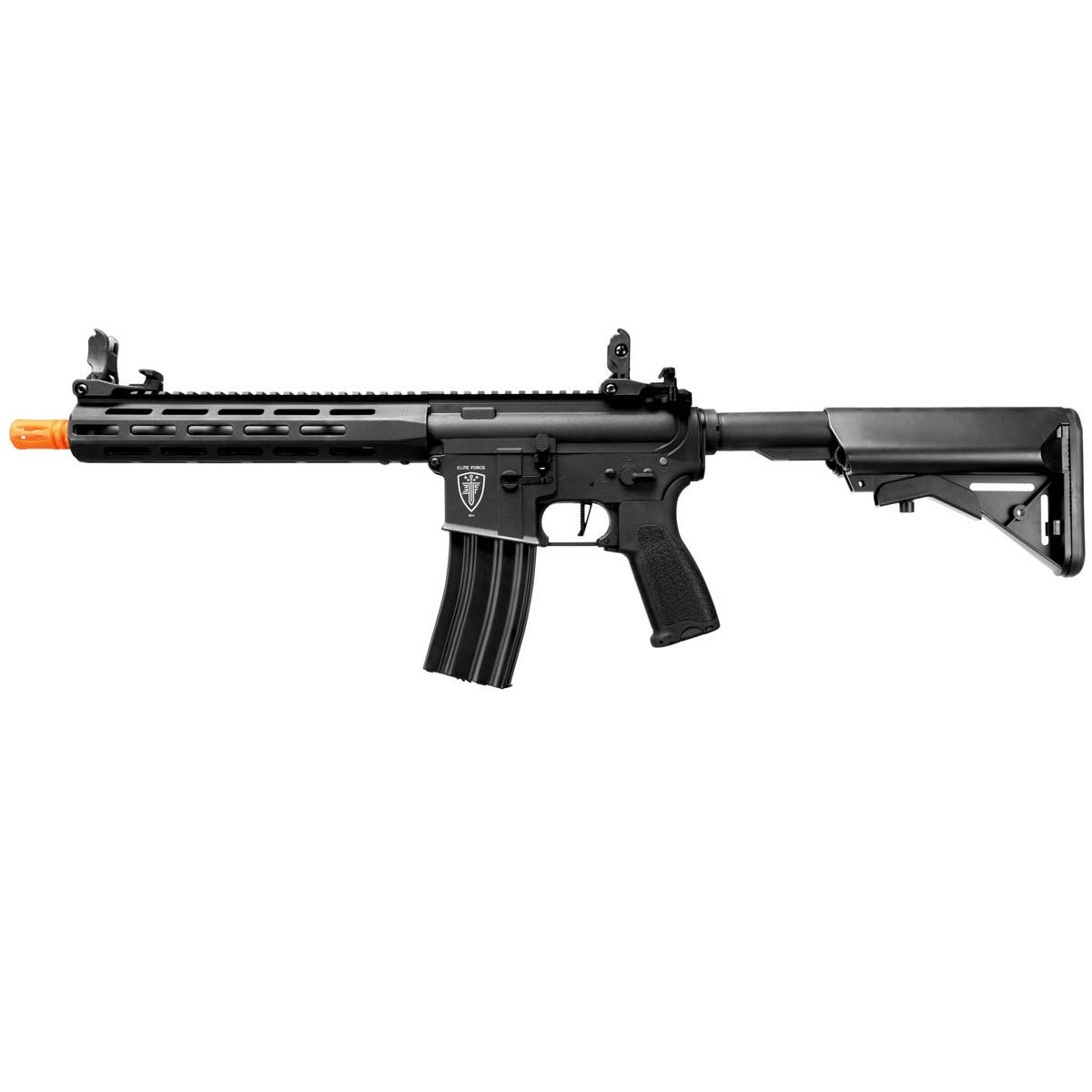 Elite Force BR4 AEG Airsoft Rifle left side with stock extended