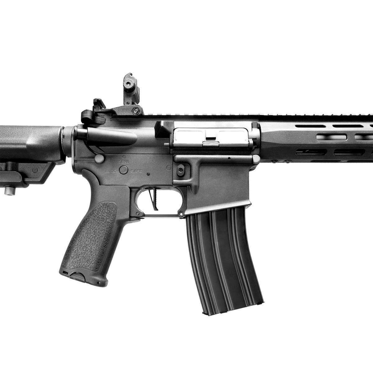 Elite Force BR4 AEG Airsoft Rifle right side close up middle view