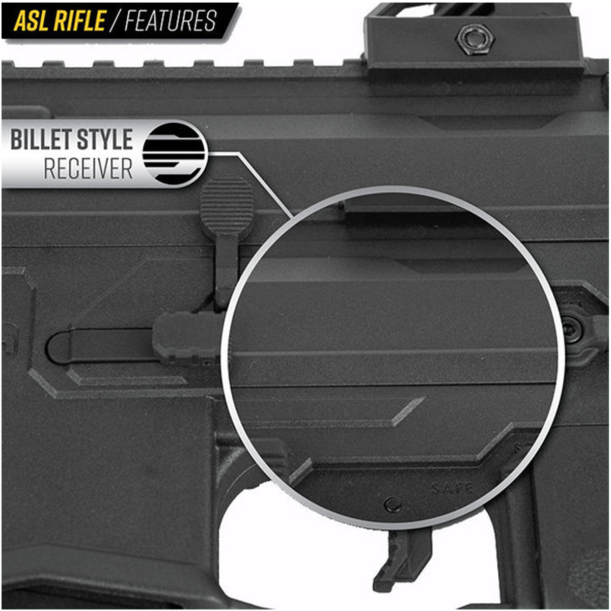 Valken ASL Series AEG ECHO Airsoft Rifle Black