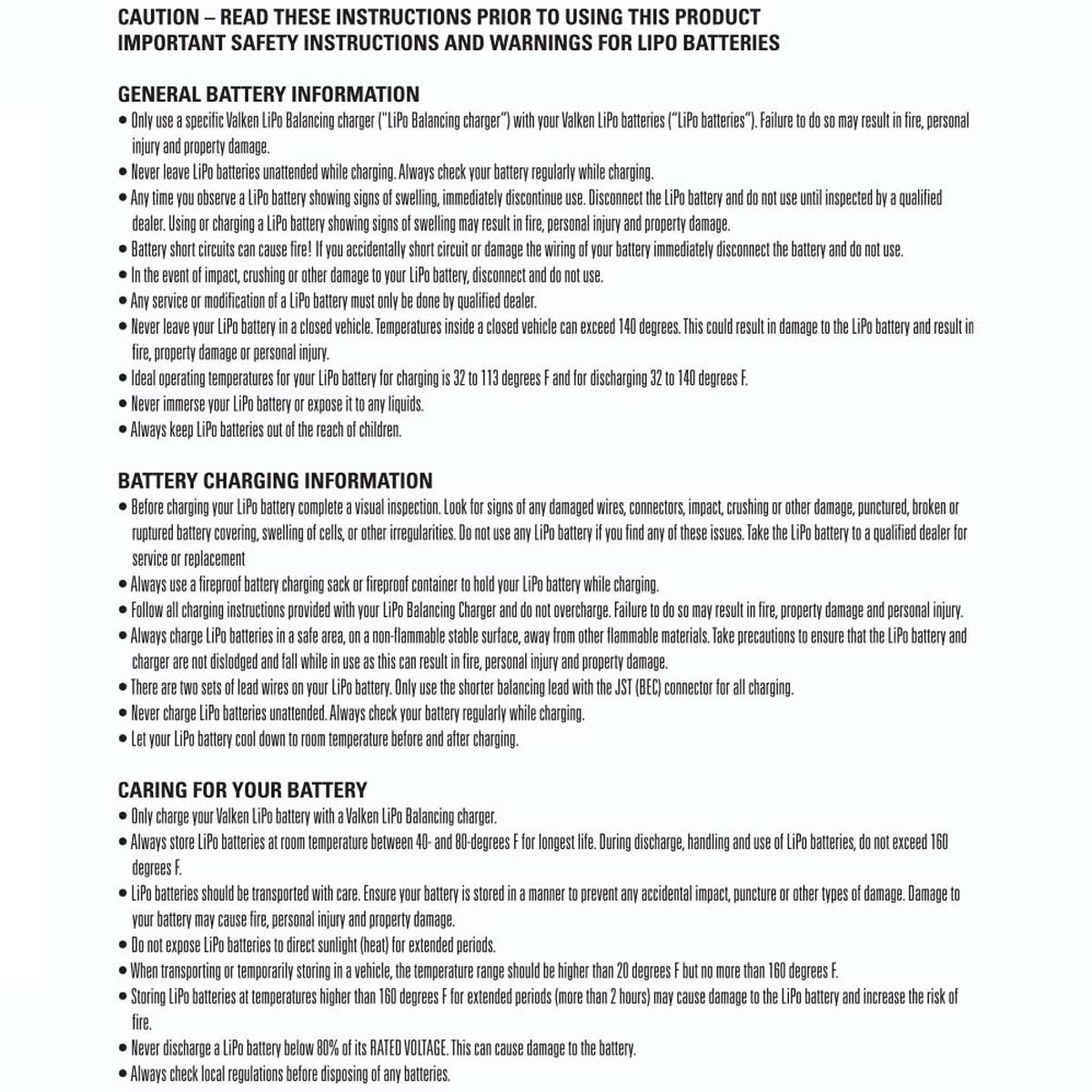 Valken Energy LiPo 7.4V 1400mAh 15/25C Twin Stick