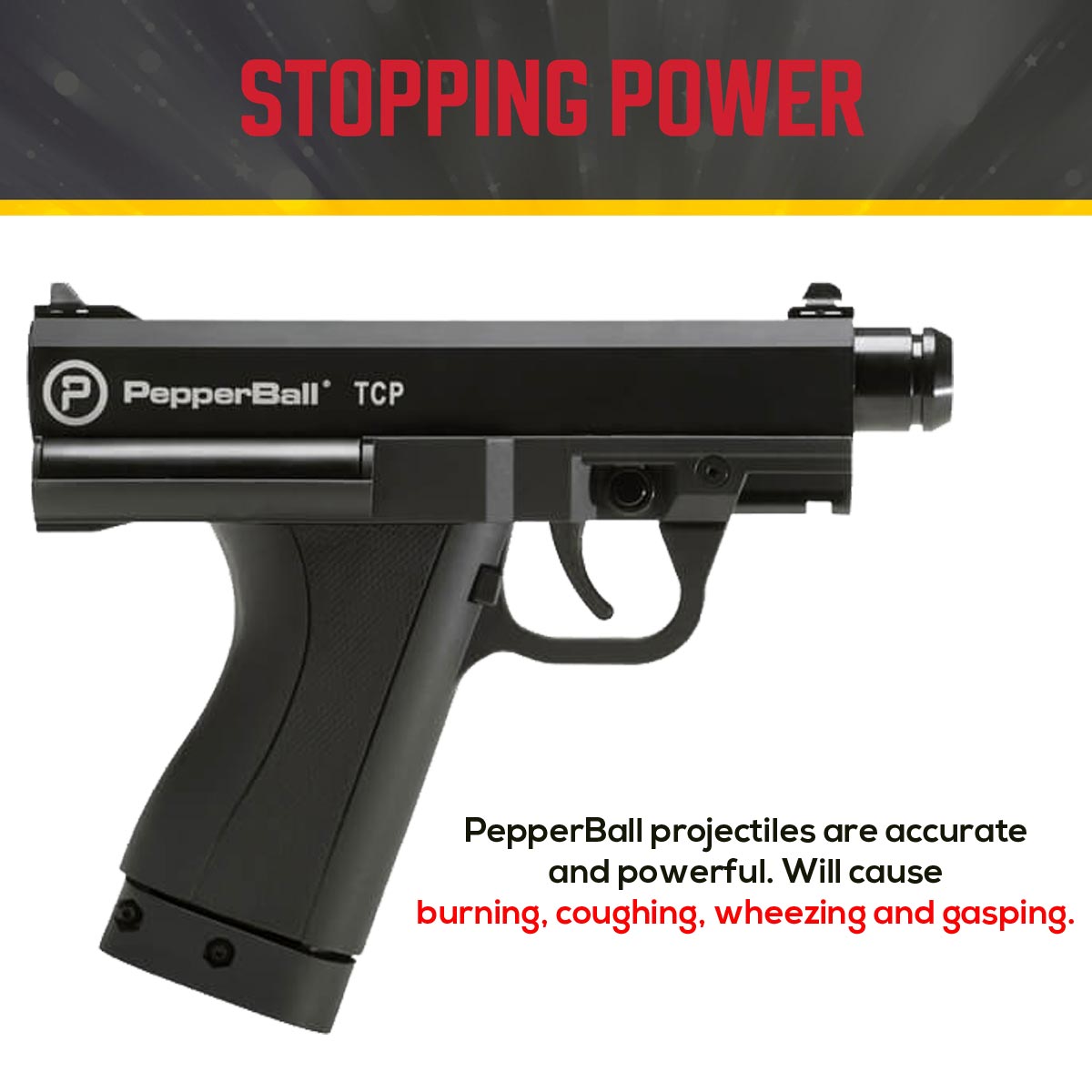 PepperBall TCP Pistol Ready to Defend Kit Black