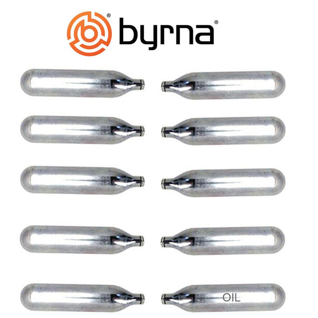 Byrna 12 gram co2 cartridges with oiler 10 pack
