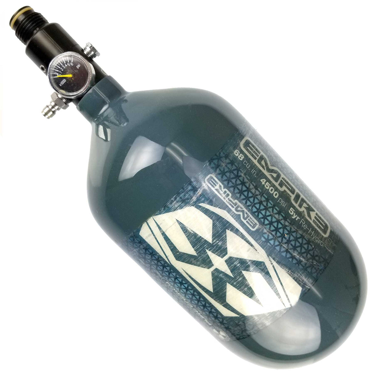Empire Paintball 68ci 4500psi Carbon Fiber Lite Air Tank Slate Grey
