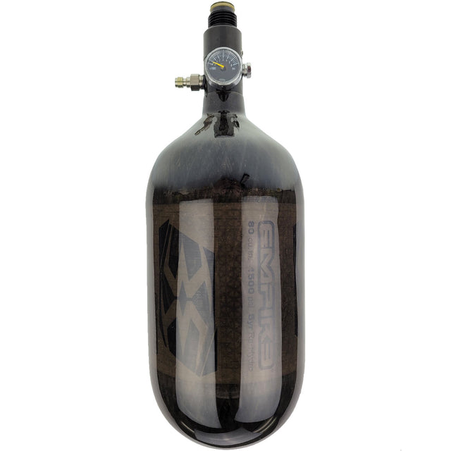 Empire Mega Lite Carbon Fiber Air Tank 80ci 4500psi Translucent Black