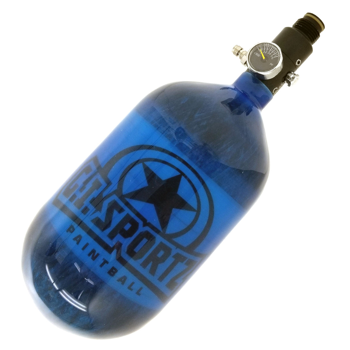 GI Sportz 68ci 4500psi Lite Air Tank Blue