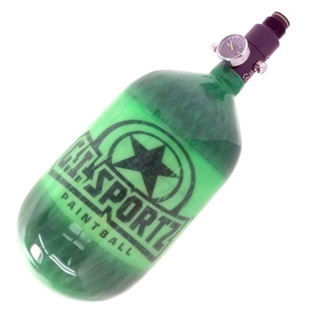 GI Sportz 68ci 4500psi Lite Air Tank Green
