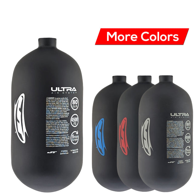 JT Ultra Carbon Fiber Air Tank 80ci 4500psi Bottle Only