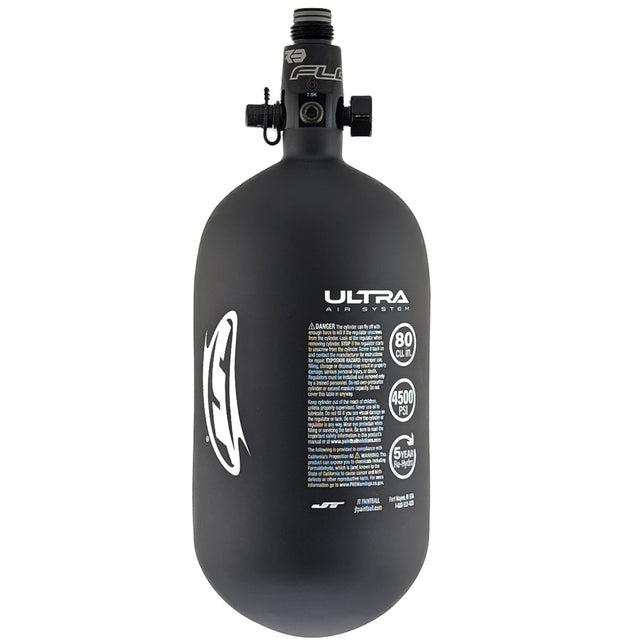 JT Ultra Carbon Fiber Air Tank 80ci 4500psi w FLO Basic Regulator