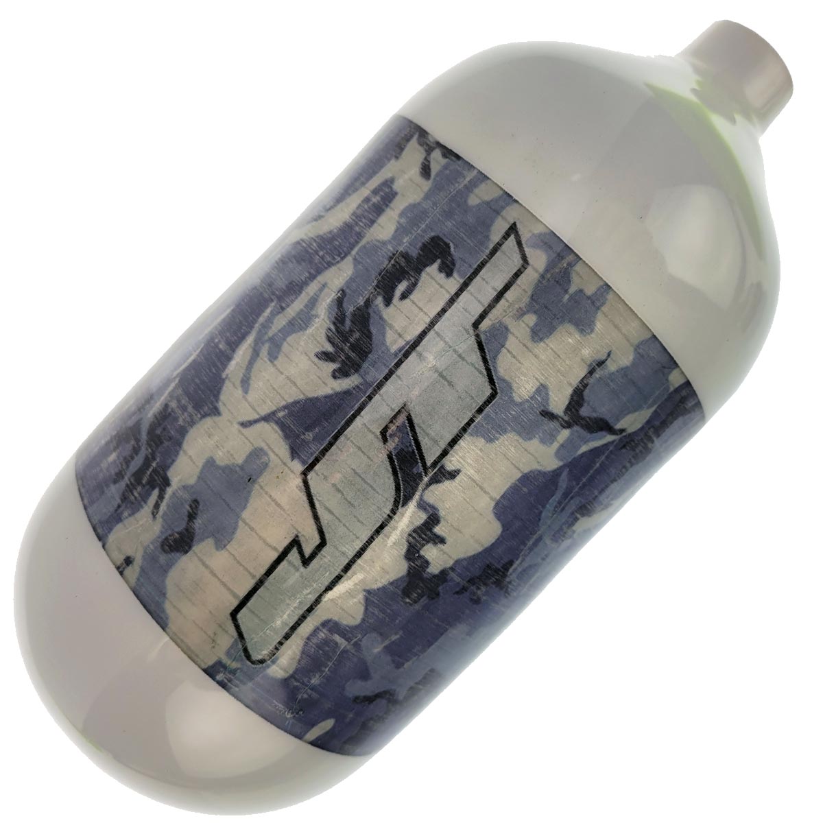 JT Paintball 80ci 4500psi Tank only 01/21 White Snow Camo