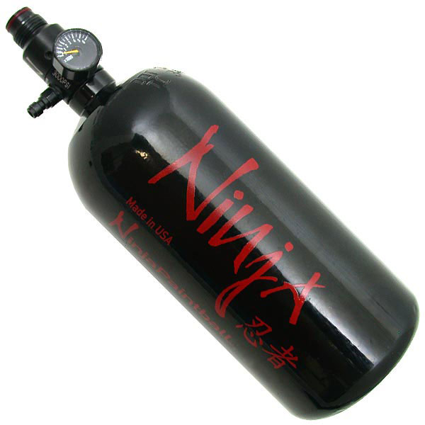 Ninja Standard 48 ci 3000 psi Aluminum Air Tank Black
