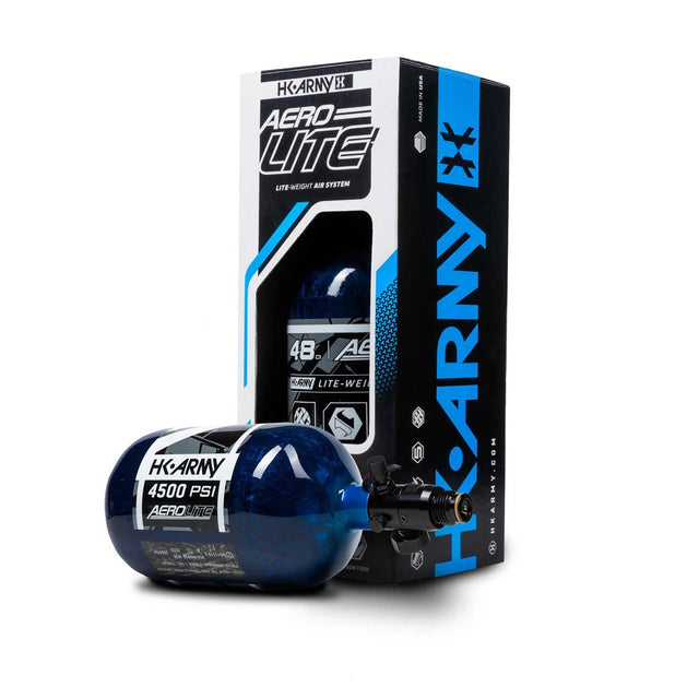 HK Army Aerolite 48ci 4500psi Carbon Fiber Air Tank Blue