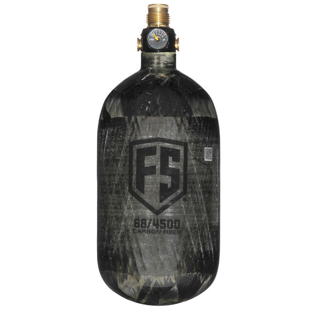 First Strike Merc 68 ci 4500 psi Air Tank (FS Reg) Translucent Black