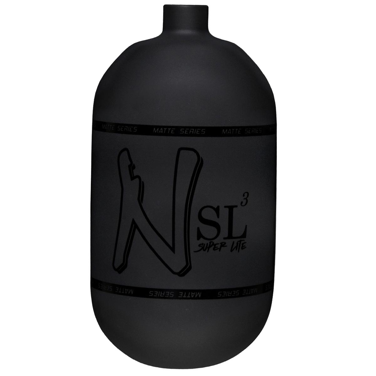 Ninja 68ci SL3 Air Tank Black blackout matte with black Logo