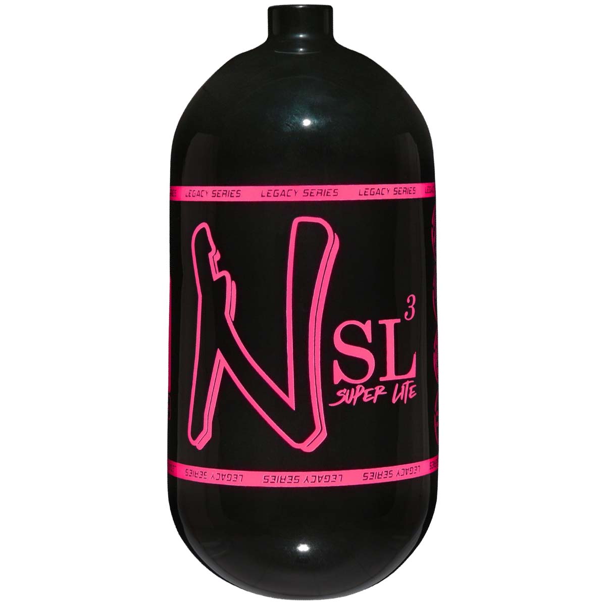 Ninja SL3 Compressed Air Tank 80ci 4500psi black with pink logo