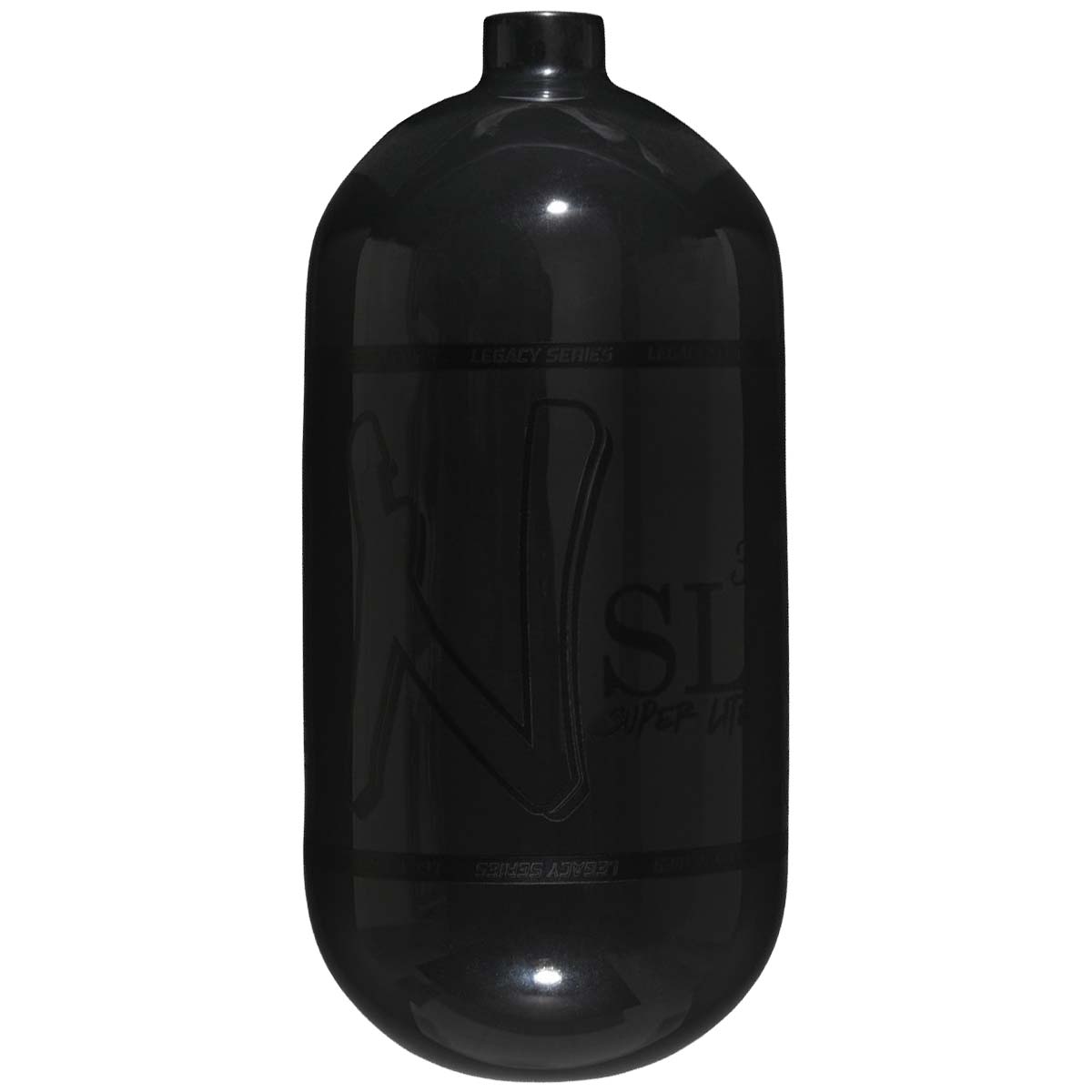 Ninja SL3 Blackout 80ci Air Tank 4500psi black with stealth black logo